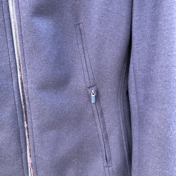 Icebreaker Merino Wool Gray/Plum Jacket - Picture 3 of 7